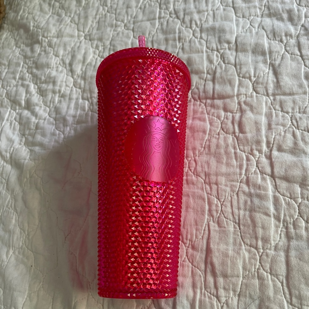 Starbucks Studded Tumbler- Hot Pink